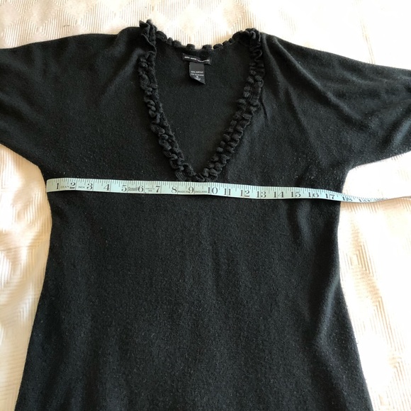 NY & Co Black V-neck Sweater Dress or Tunic - Picture 4 of 5